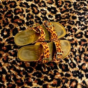 Cheetah print slides